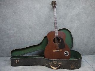 1952 Martin 0 17T Tenor Acoustic Guitar w/ Case 0 17 T