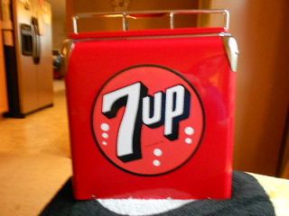 Beautiful Retro Style, 7 Up Soda Cooler New In Box, Not Vintage