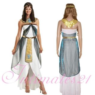   Halloween Deluxe Cleopatra Egyptian Costume Dress Fancy Party @v3204