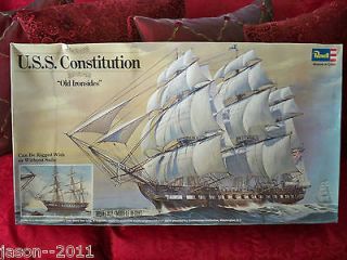  96 THE U.S.S. CONSTITUTION OLD IRONSIDES PLASTIC SHIP MODEL KIT