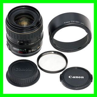 Canon EF 28 80mm USM Zoom Lens f/3.5 5.6 with Hood   60D T2i XSi EOS
