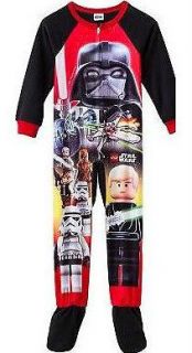 NWT NEW BOYS Lego Star Wars The Empire Fleece winter Pajamas 4 6 8 