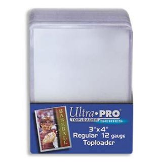 3,000 Ultra Pro Regular Series 3x4 Toploaders Case 3000 120 Sealed 