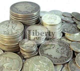 LB POUND   8 OZ.   ALL 90% Silver US Coin Lot   Dollar Halves 