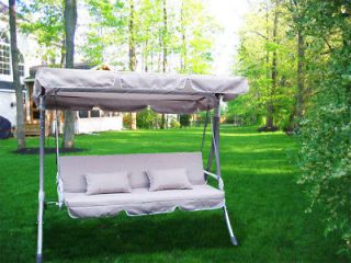 75x52 Outdoor Swing Canopy Replacement Porch Top Cover Park Seat 