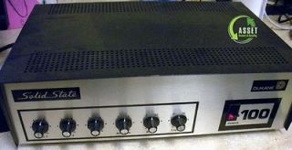 Vintage Dukane Solid State 1A1400 100 Watt Audio/PA/Mic Amplifier [53]