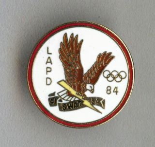 LAPD SWAT Olympic badge for the Olympic games 1984