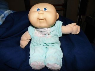 CABBAGE PATCH BALD BABY IN GREEN PAJAMAS ** 1982 1987