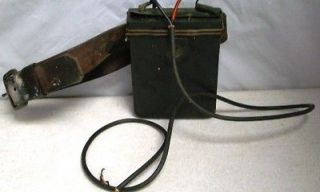   Miners Coal Mining Safety Light Power Pack & Original Leather Belt WOW