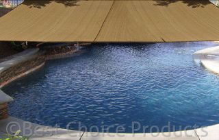   Sail Canopy 18 Tan Oversize Square Sun Shade Patio Yard Cover UV New