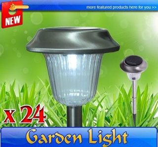 24pcs Outdoor Powered Spotlight Solar LED Garden light for pond 
