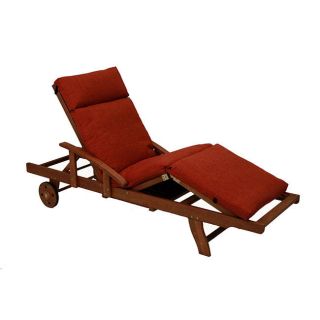 All weather Three section Outdoor Chaise Lounge Cushion