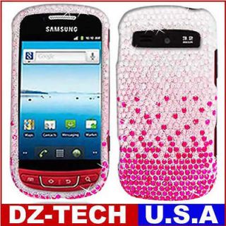 Pink Crystal Bling Hard Case Cover for Samsung Admire R720 MetroPCS