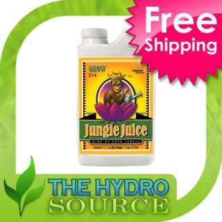   Nutrients Jungle Juice Grow 4 Liter   3 part base plant hydroponics