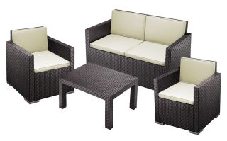 Piece Outdoor Lounge Garden Patio Sofa Furniture Set