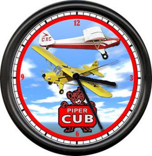 Cherokee Piper Cub Aircraft Pilot Airplane Personal Aircraft Sign Wall 
