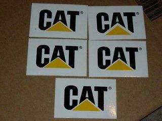 lot of 5 CAT DIESEL POWER STICKERS Window Bumper 3 3/4 x 2 1/2 