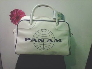 Pan Am Orion Overnight Bag in Pan Am Vintage White
