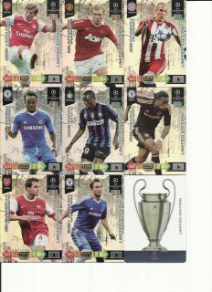 Panini Champions League 10 11   Limited Editions sold separately 