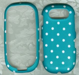   polka dot Pantech Ease P2020 at&t hard rubberized phone cover case