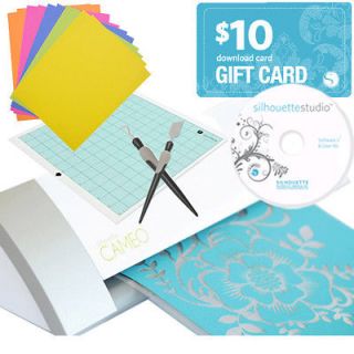 Silhouette CAMEO Cutter   Bundle ($19.98 Value) $10 Gift Card & More 