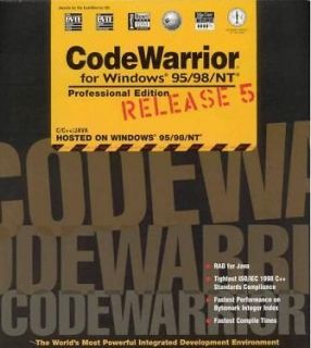 CodeWarrior 5 Professional Pro PC CD java project manager compiler 