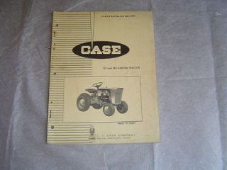 Case 130 180 lawn garden tractor parts catalog book manual