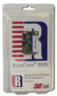 32GB RunCore Pro IV 50mm MiniPCIe PATA SSD RCP IV M5032 For Dell A90 