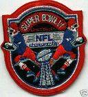 NFL Super Bowl VI Patch 1972 Dallas Cowboys Dolphins