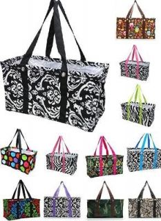   Styles LARGE UTILITY TOTE Beach Laundry Market Picnic Bag Choose One