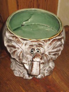 Elephant Planter Pot Dish Large Candle Holder Glass