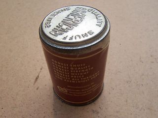 Vintage Unopened Can of Honest Scotch Snuff