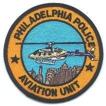 PHILADELPHIA PENNSYLVANIA POLICE HELICOPTER AIR PATCH