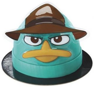 Phineas & Ferb Agent P Face Decoset ~ Cake Topper Decorating Set 