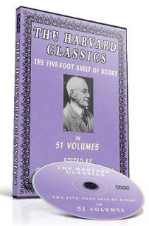 The Harvard Classics, 51 Vols DVD set, Arabian nights, Wealth of 