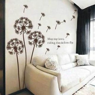   Flowers Vine REMOVABLE Wall Stickers Decals Wallpaper Home Vinyl Decor