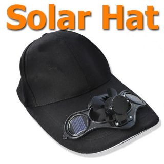 Solar Fan Golf Hat Cap Cooling Cool Fan for Baseball Hiking Fishing 