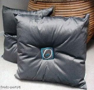 Pier 1 Imports Charcoal Gray Tufted Accent Pillow NWT Home Decor