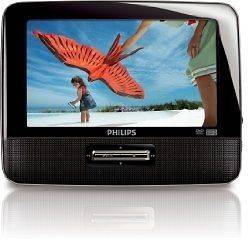 Philips PD7012 7 LCD Single Screen Portable DVD Player