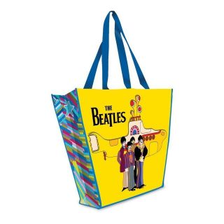 Vandor Large Recycled Shopper Tote   64186 The Beatles Yellow 