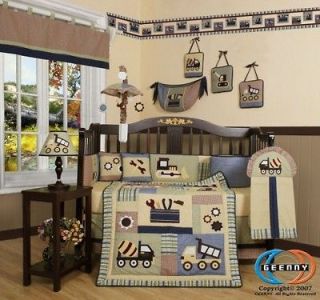 Glenna Jean Viola 6 Piece Crib Set With mobile Baby Bedding New