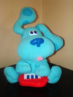 BLUES CLUES MUSICAL 10 PLUSH DOLL, FISHER PRICE PIANO