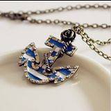   Vintage fashion Retro Mooring Lighter Pendent Chain Necklace Jewelry