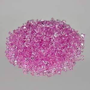 Ct / $15.00 Natural Square Princess Cut Lot Pink Sapphire Gemstone
