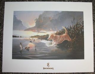   Knife Duck Print   LIMITED EDITION, art hunt picture call boat decoy