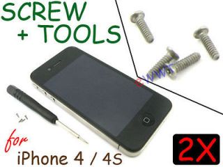 4x Replacement Bottom Dock * Mini Phillips Screws + Tool for iPhone 4 