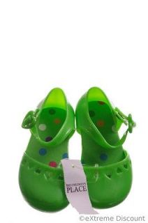 The Childrens Place Green Toddler Girls Sandals Jelly Shoes Beach 4 5 