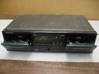  Stereo Double Cassette Deck CT W530R Dual Tape Excellent Home Audio