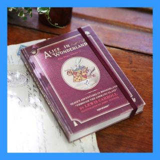   7321 Alice in Wonderland Diary Scheduler Organizer Vol.15   red wine