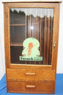 antique oak display case in Mercantile, Trades & Factories